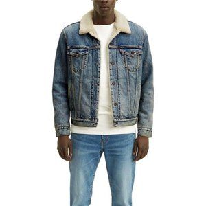 Levi's Men's Sherpa Trucker Jacket Jean Denim - Also‎ Available in Big & Tall